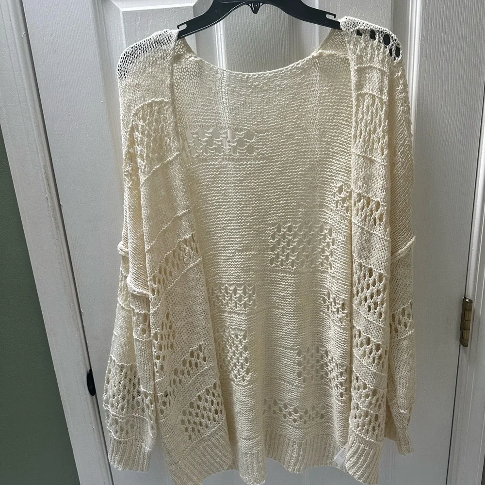 Cream Knit Women's Sweater